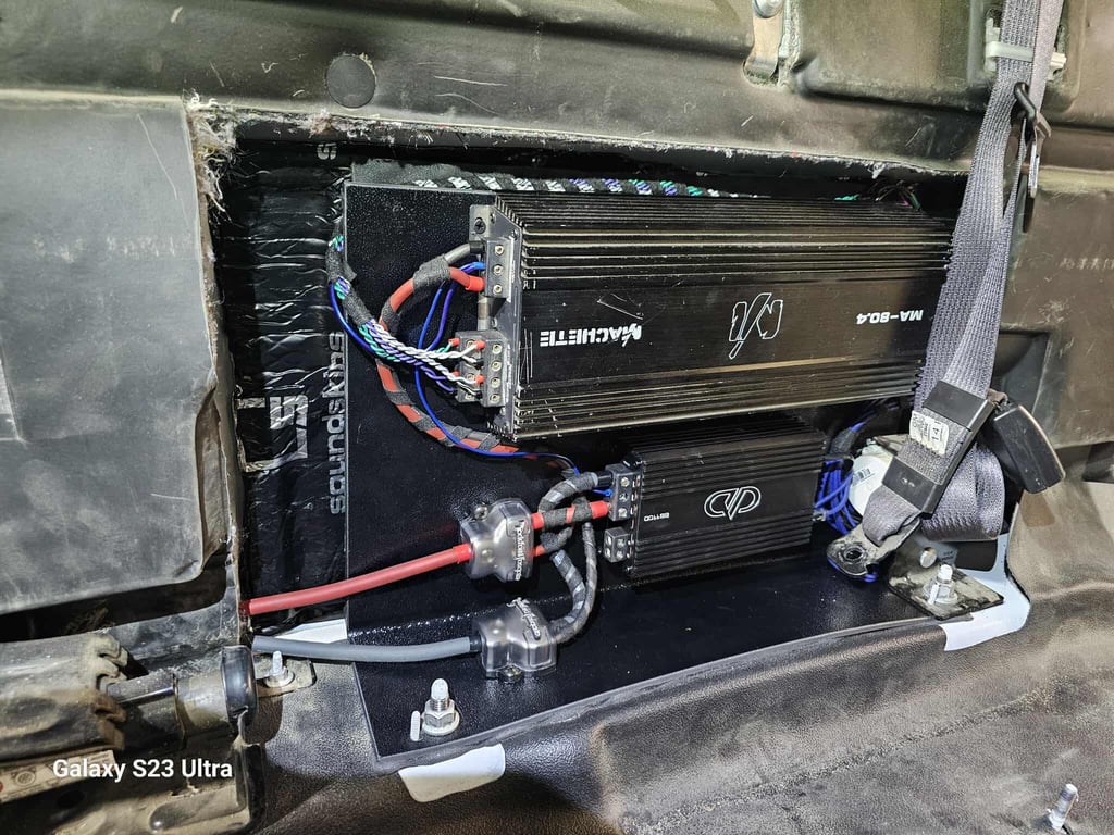 5150 Audio precision wiring installation photograph